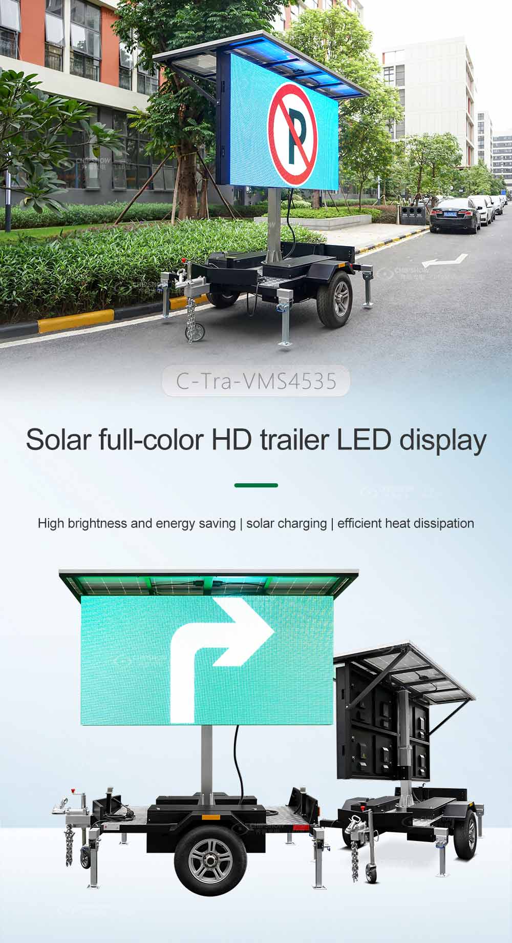 schermo per auto a colori HD solare